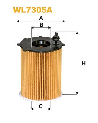 WIX FILTERS alyvos filtras WL7305A